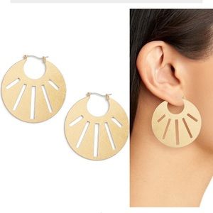 NWOT Madewell Suncircle Earrings